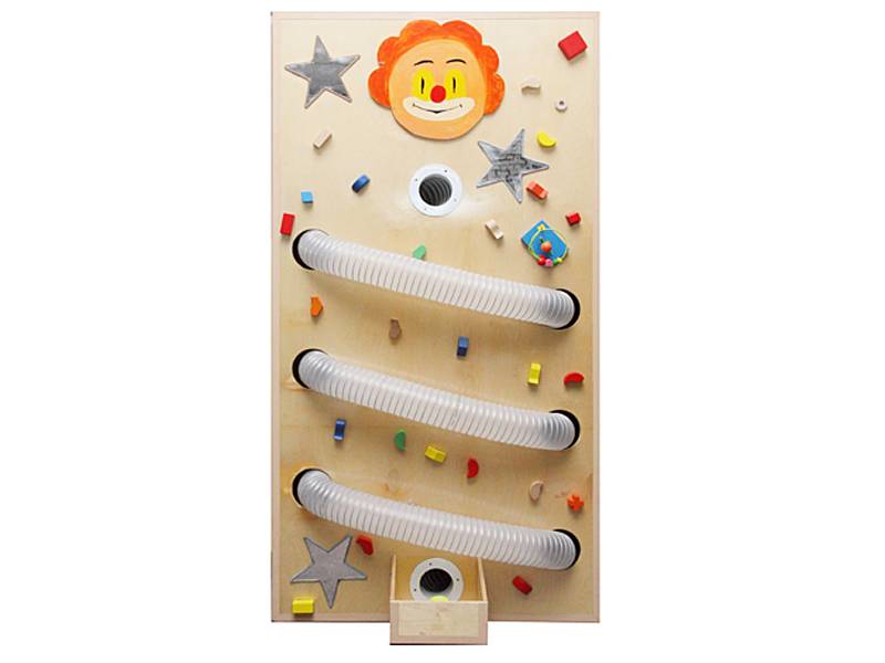 Тактильная панель с трубками Клоун 1200х800 мм