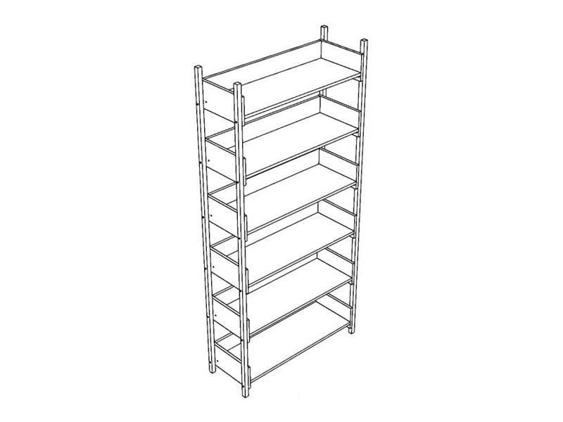 Стеллаж (односторонний)