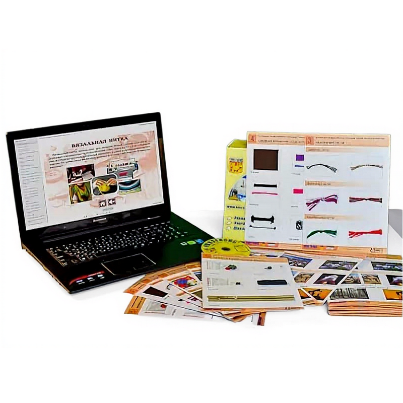 Коллекция натурально-интерактивная Промышленные образцы тканей, ниток и фурнитуры