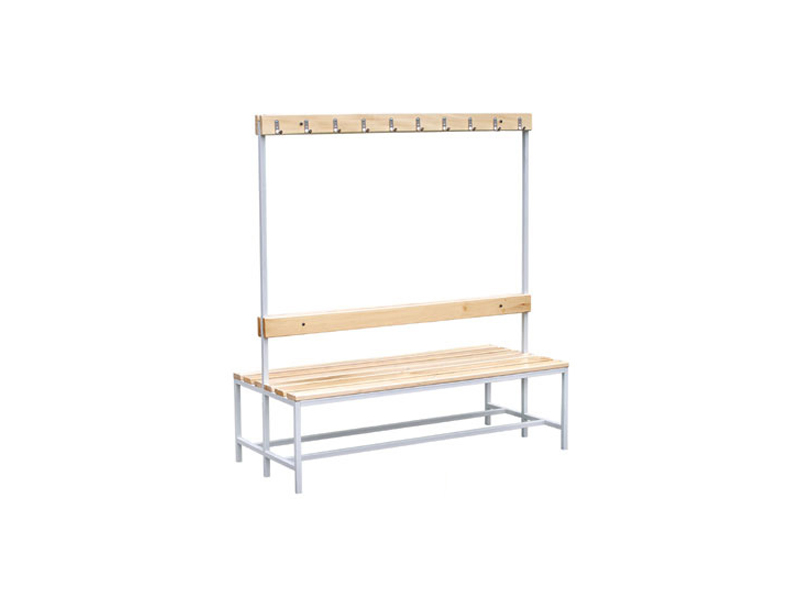 Скамья 2-сторонняя с крючками