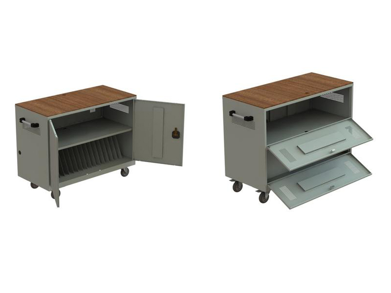 Тележка для ноутбуков, 18 ячеек