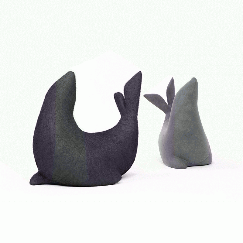 Бескаркасная мебель серии Нерпа