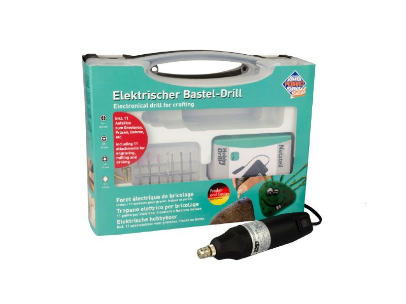 Набор для гравировки Pebaro в боксе, 11 насадок