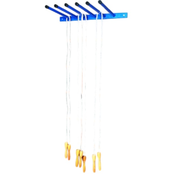 Держатель для скакалок настенны, 6 кронштейнов