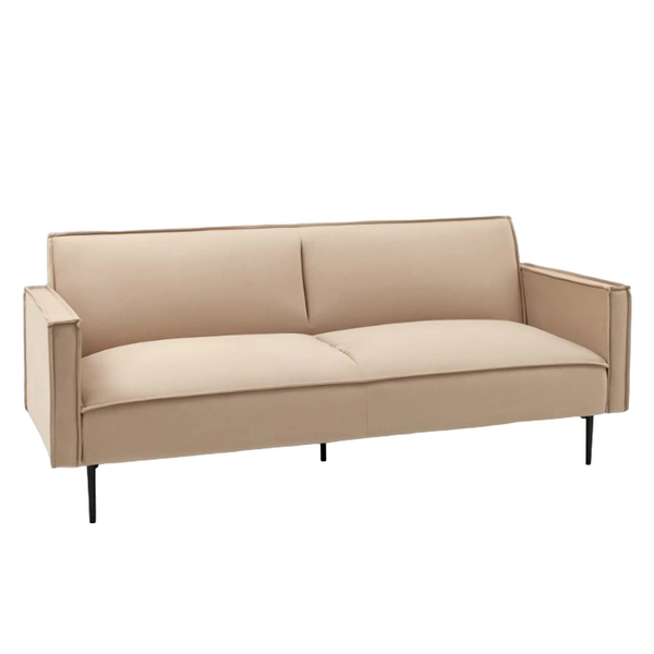 Диван прямой Кассель велюр бежевый