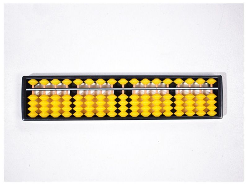 Счёты абакус, 17 рядов, жёлтый