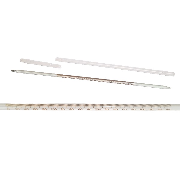 Лабораторный стеклянный термометр 0–360 °C