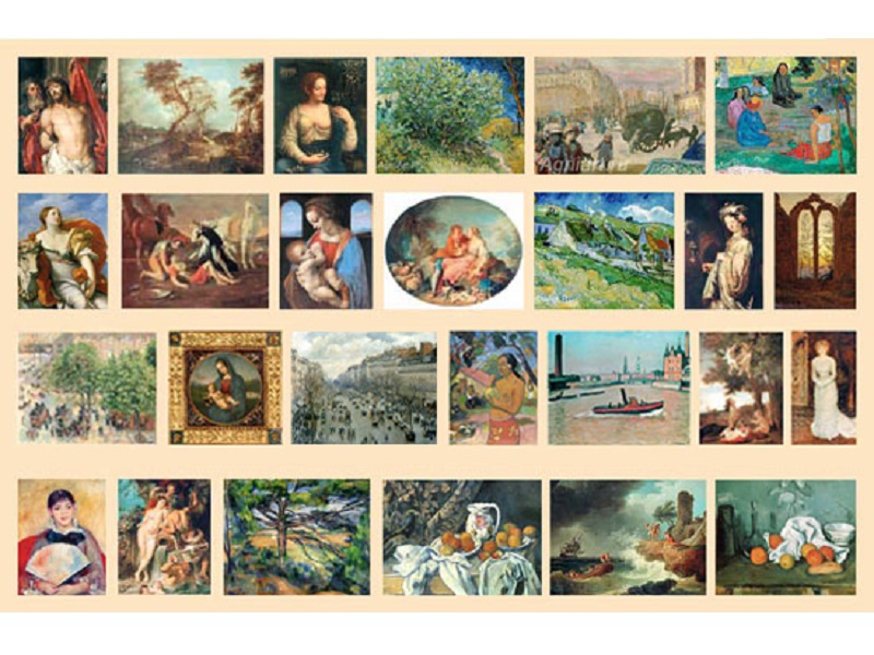 Шедевры Государственного Эрмитажа. Набор репродукций 26 шт. 42х60 см