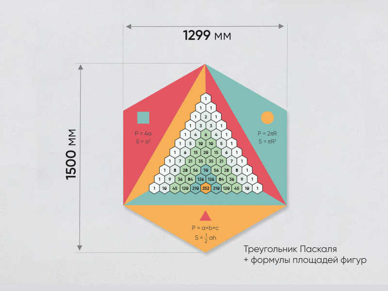 Набор информационно-методических панелей (16 шт.) «Стендум - Математика»
