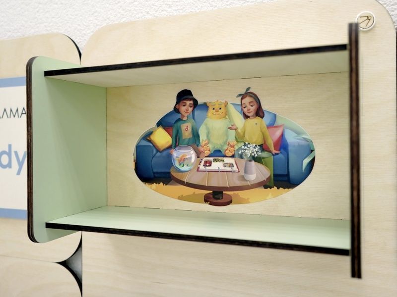 Дидактическая настенная панель для кабинета Английского языка