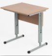 Стол ученический одноместный, с регулировкой высоты и угла наклона №5-7