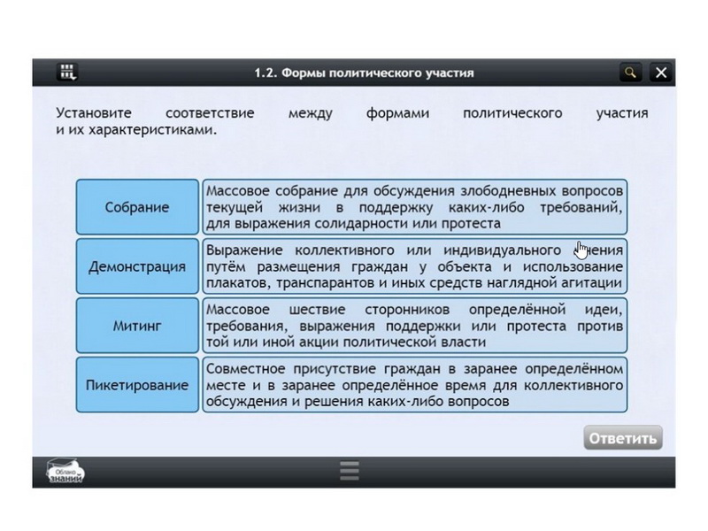 Электронные образовательные ресурсы по предмету Обществознание (6 класс)