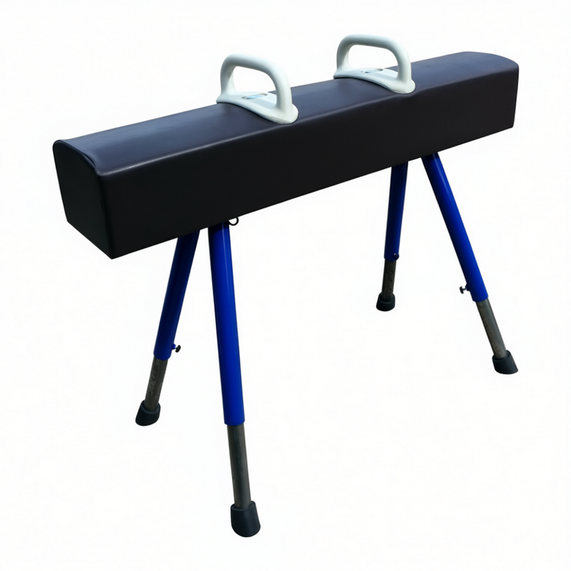 Конь гимнастический (с ручками) маховый, 23х144х30см