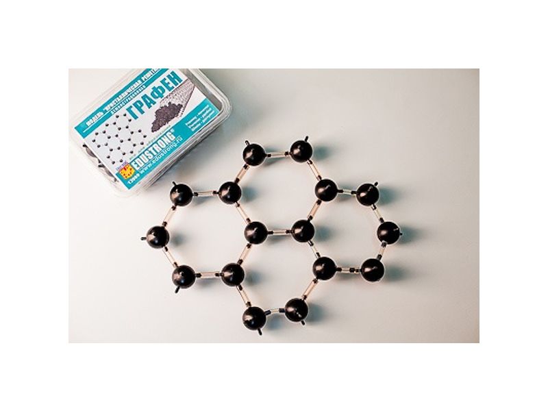 Модель кристаллической решётки графена (демонстрационная)