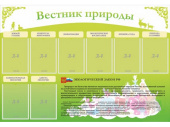стенд вестник природы Стенд Вестник природы