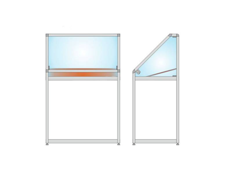 Комплект музейных витрин