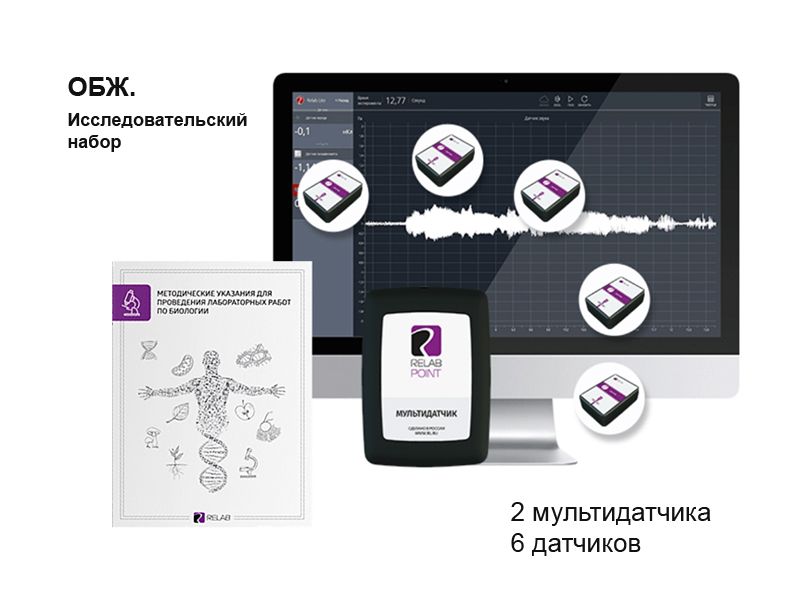 ОБЖ. Исследовательский набор (мультидатчики). Releon