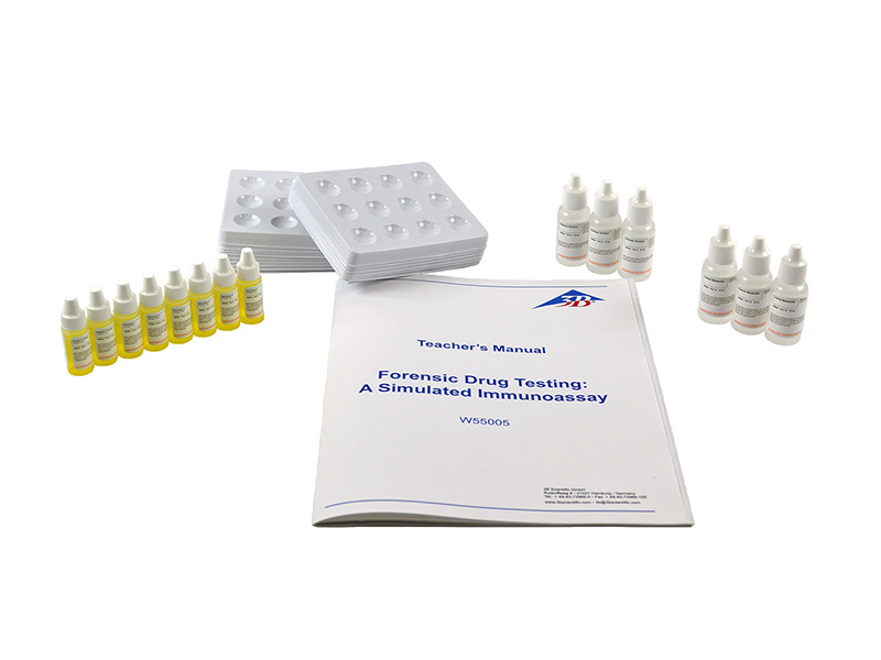Лабораторный набор Судебная проверка на наркотики, имитация иммуноанализа