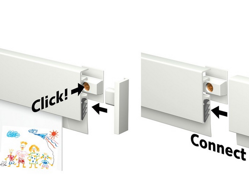 Рельсовая система для демонстрации в холл