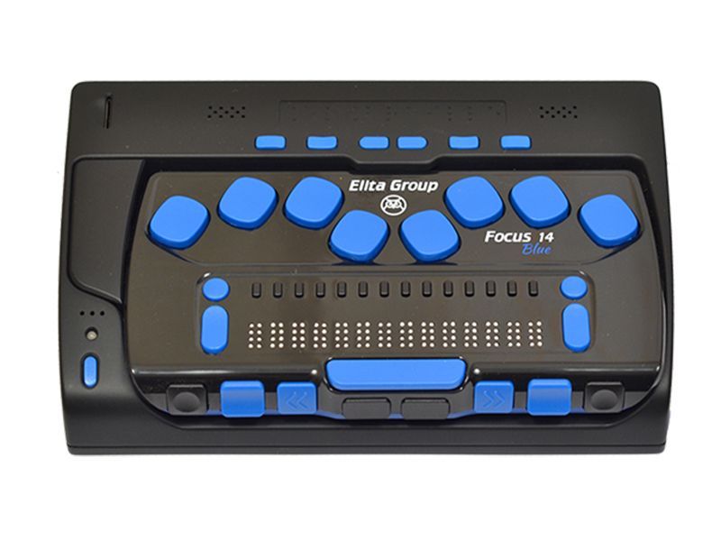 Портативный компьютер с шрифтом Брайля и синтезатором речи