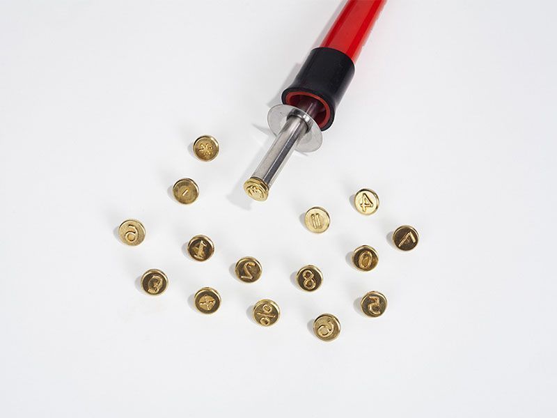 Набор штампов для выжигания "Цифры", 16 шт.