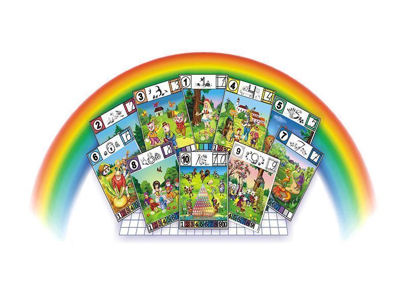 Демонстрационное пособие Сказочный счёт 10 таблиц