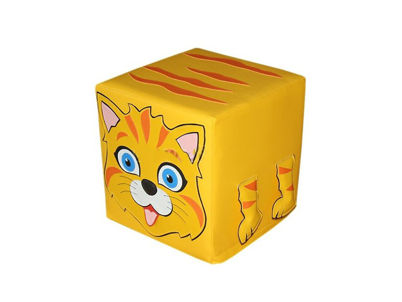 Пуфик-кубик Котик, 40х40х40