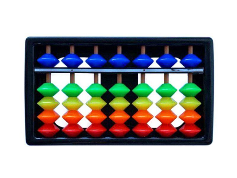 Счёты абакус 7 рядов, цветной