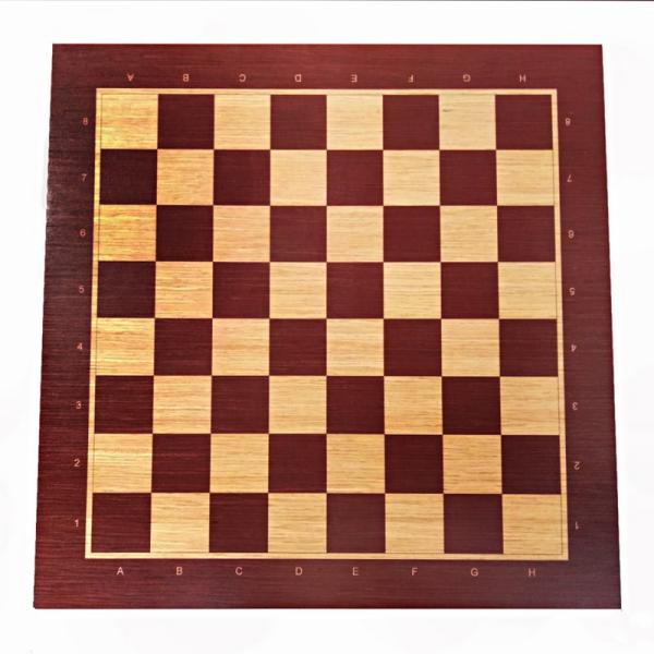 Доска шахматная цельная (Махагон) 50см