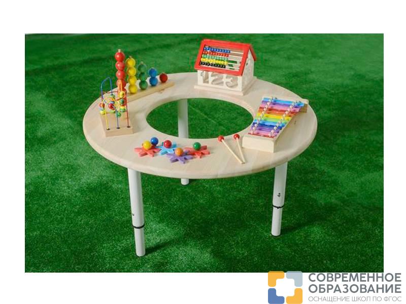 Сенсорный игровой стол музыкальный 800х800х700 мм