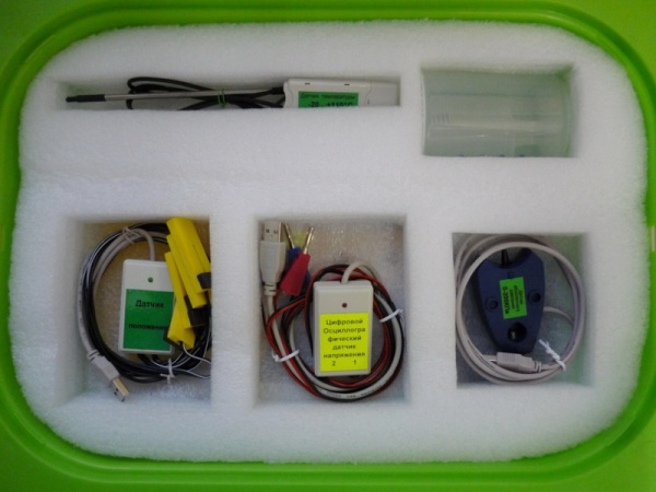 Цифровая лаборатория по физике (базовый уровень) с датчиками USB