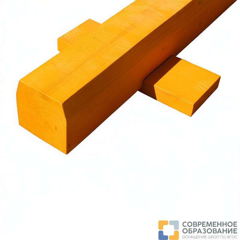 Бревно гимнастическое напольное постоянной высоты, 300 см