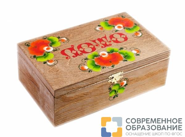 Лото в шкатулке, подарочное, темное с замочком