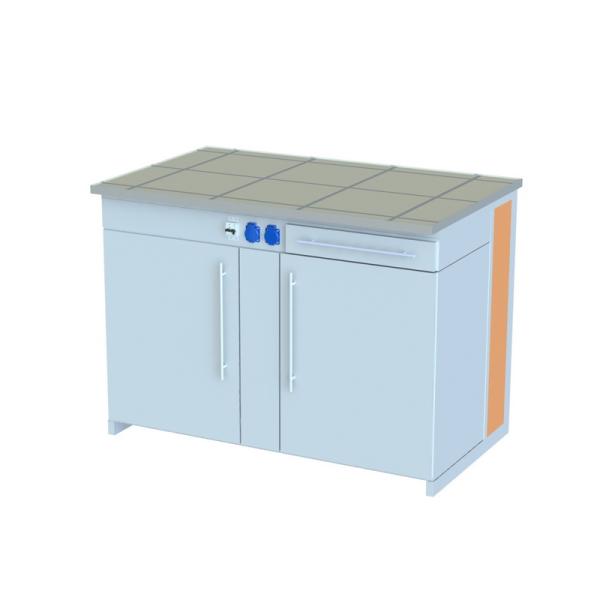 Стол демонстрационный с электрикой и тумбой, 1200х750х900