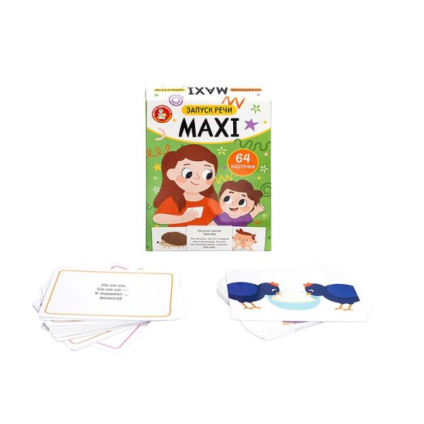 Игра обучающая Запуск речи MAXI (64 карточки)