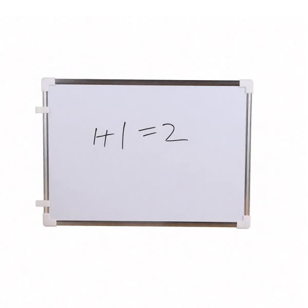 Доска магнитно-маркерная, двусторонняя, с полочкой, 90х60 см