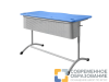 Школьный двухместный стол с перфорированным экраном ШСТ14