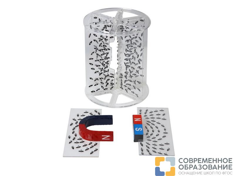 Модель для демонстрации в объеме линий магнитного поля