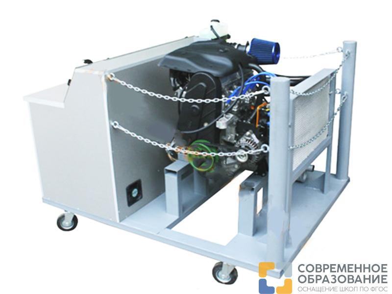 Стенд Действующий 8-ми клапанный бензиновый двигатель