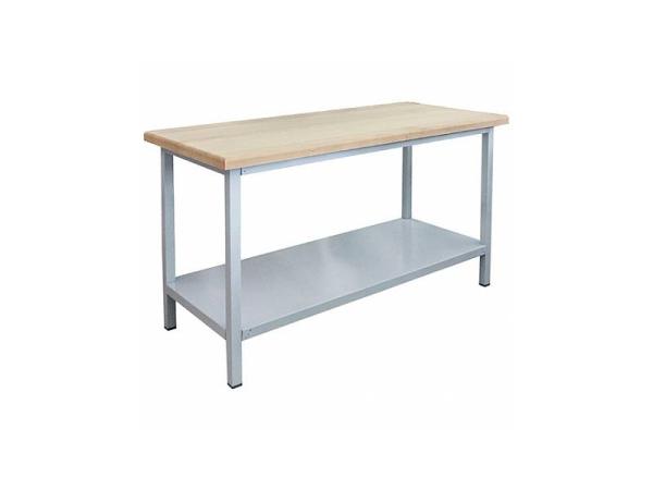 Стол кондитера с деревянной столешницей