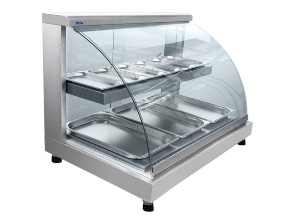 Витрина тепловая настольная, L1120 мм