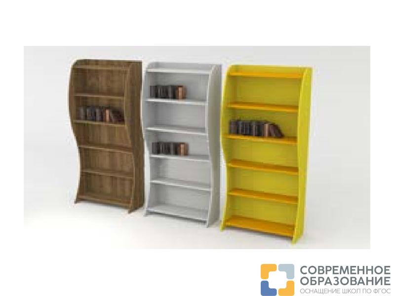 Стеллаж с фигурными боковинами 900х220(390)х2100 мм