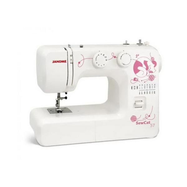 Швейная машина Janome Sew Cat 57, белый
