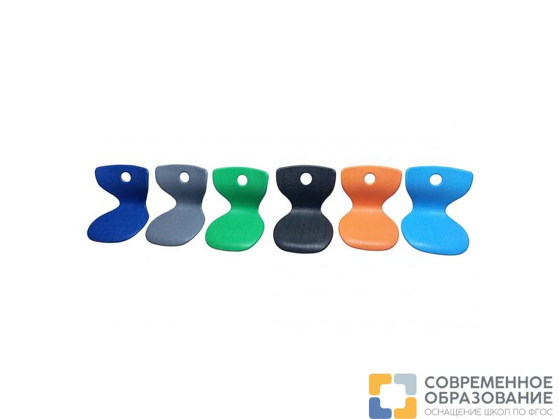 Стул ученический на газовом лифте (на колесах), с цельным пластиком