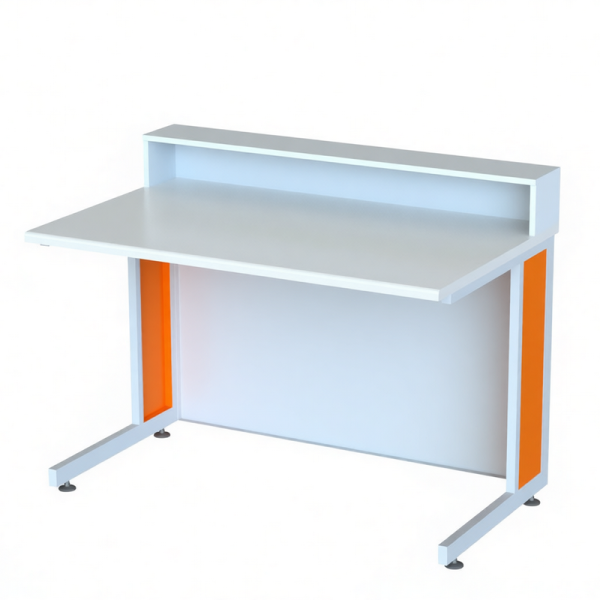 Стол лабораторный преподавателя с надстройкой, 1200х600х750 (900)