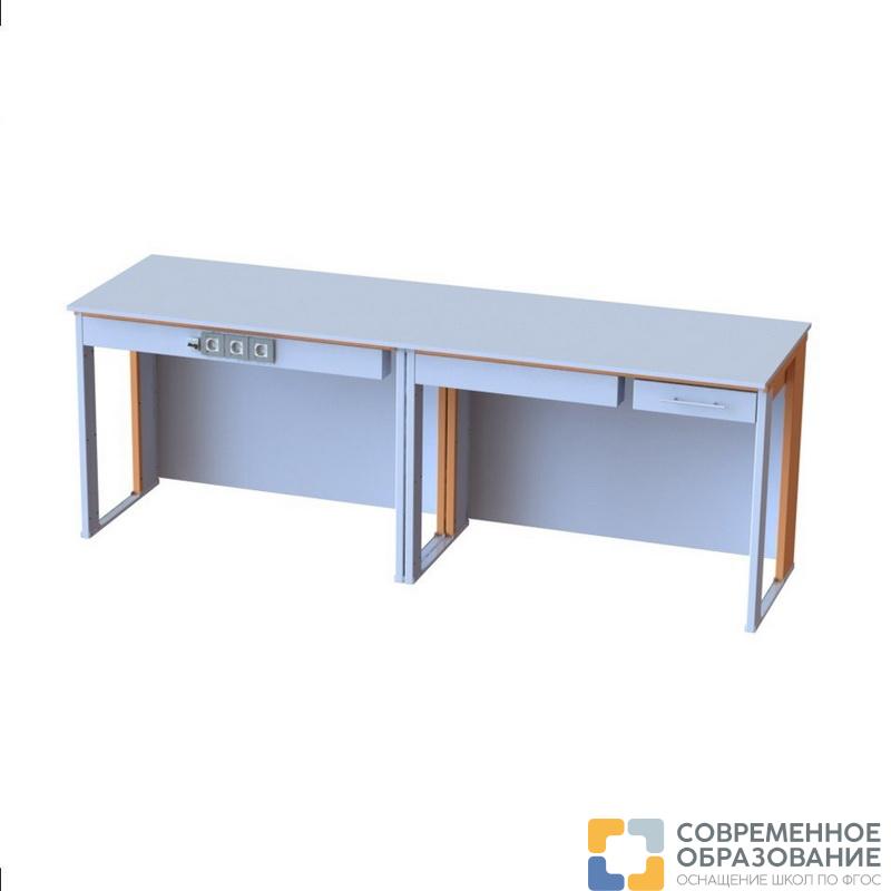 Стол демонстрационный с электрикой 2400х700х900