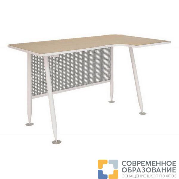 Стол преподавателя "Лидер", эргономичный с перфорацией