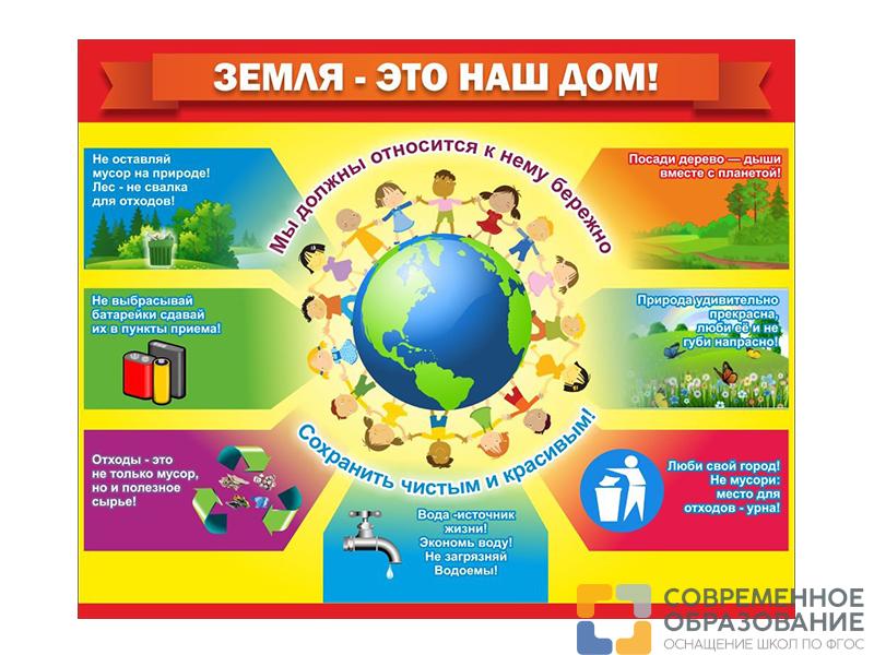 Стенд Земля - наш дом
