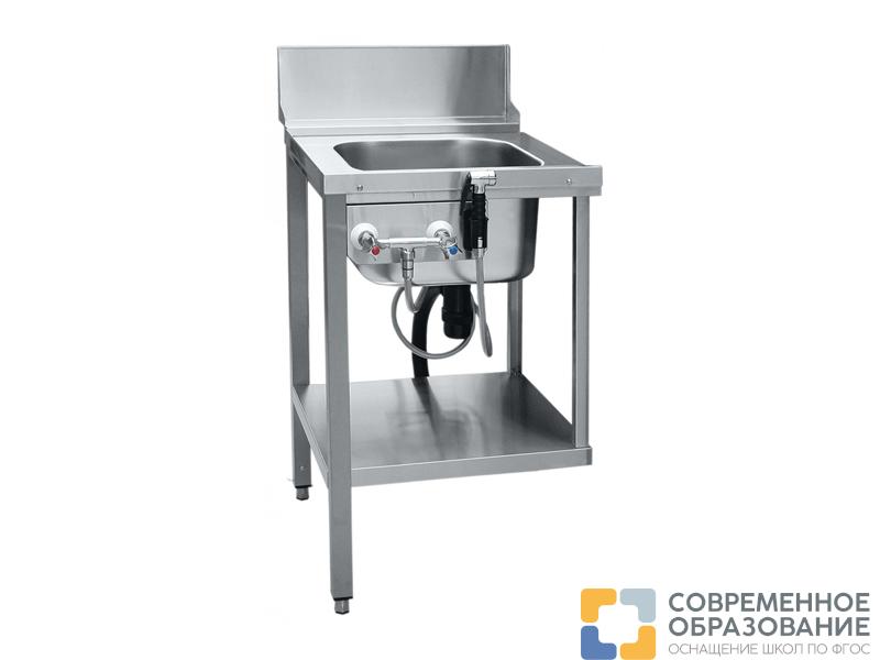 Предмоечный стол для посудомоечной машины купольной, 572x795x1080