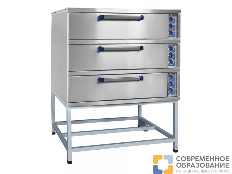 Пекарский шкаф электр., 3 камеры, нерж.ст.